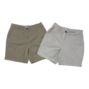 Kim Rogers Women’s Chino Shorts Size 8 Set of 2